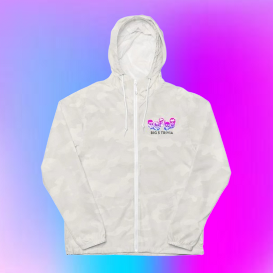 Big 5 Trivia Windbreaker - White